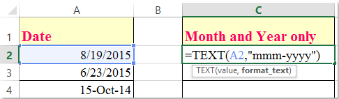 doc extract month and year 2